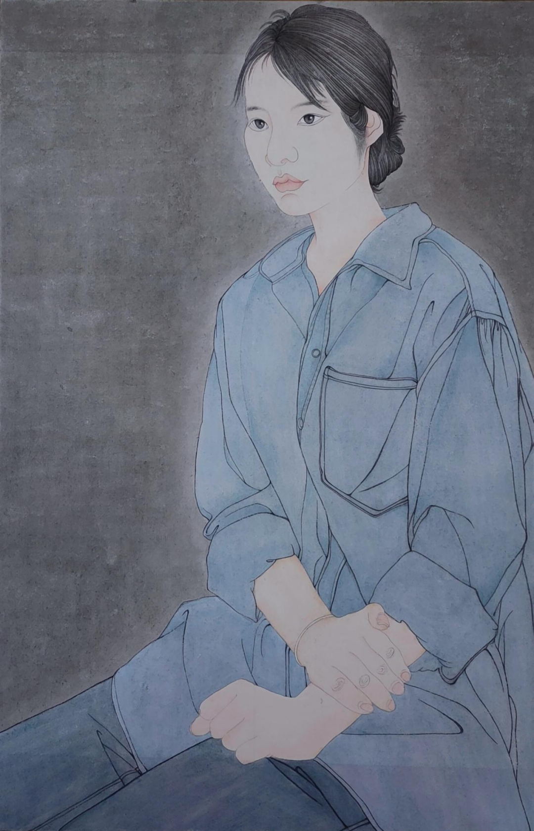 美术学院2019级中国画专业工笔重彩人物写生结课观摩展